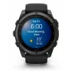 Garmin fenix 9 – 51 mm, Carbon Grey DLC Titanium con correa de silicona negra 010-04763-11