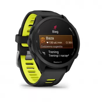 Garmin FORERUNNER 170 negro con correa negra/amarillo ámbar