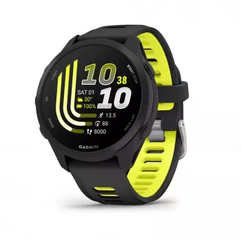 Garmin Forerunner 170 Music, negro con correa negra/amarilla