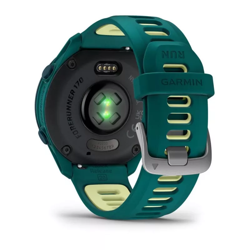 Garmin Forerunner 170 Music, Teal Green con correa Teal Green/Citron