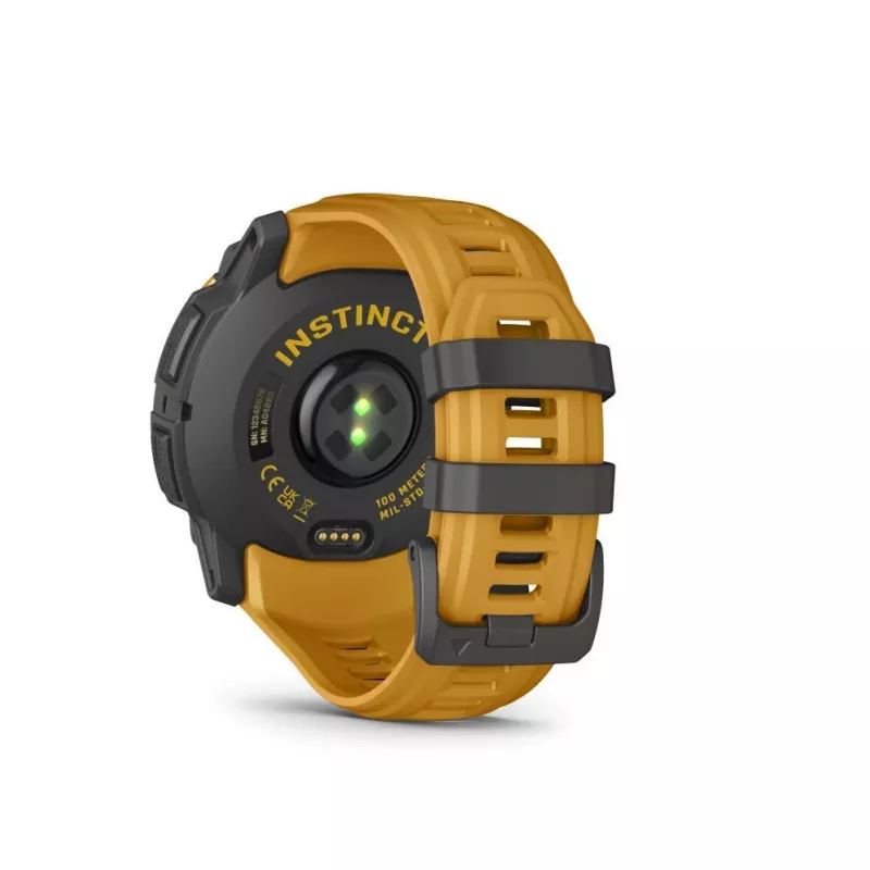 Garmin Instinct 3 – 50 mm, Solar Sunburst con correa Sunburst/Gris