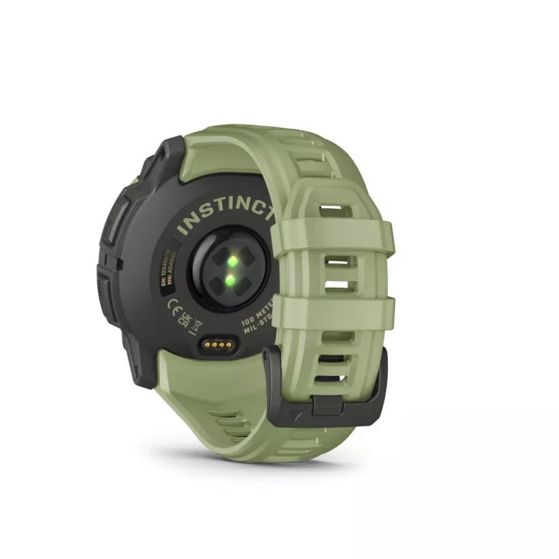 Garmin Instinct 3 50mm AMOLED smartwatch Fern Green con correa de silicona fern green