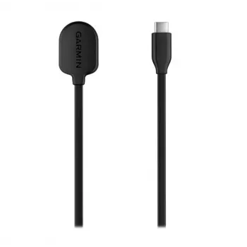 Cable de carga magnético Garmin, USB-C - pack de 2 con 3 puntas intercambiables (USB-C, Micro USB, Lightning), 1m y 2m de nailon trenzado, carga rápida de 60W, sincronización de datos, rotación 360°, indicador LED, negro