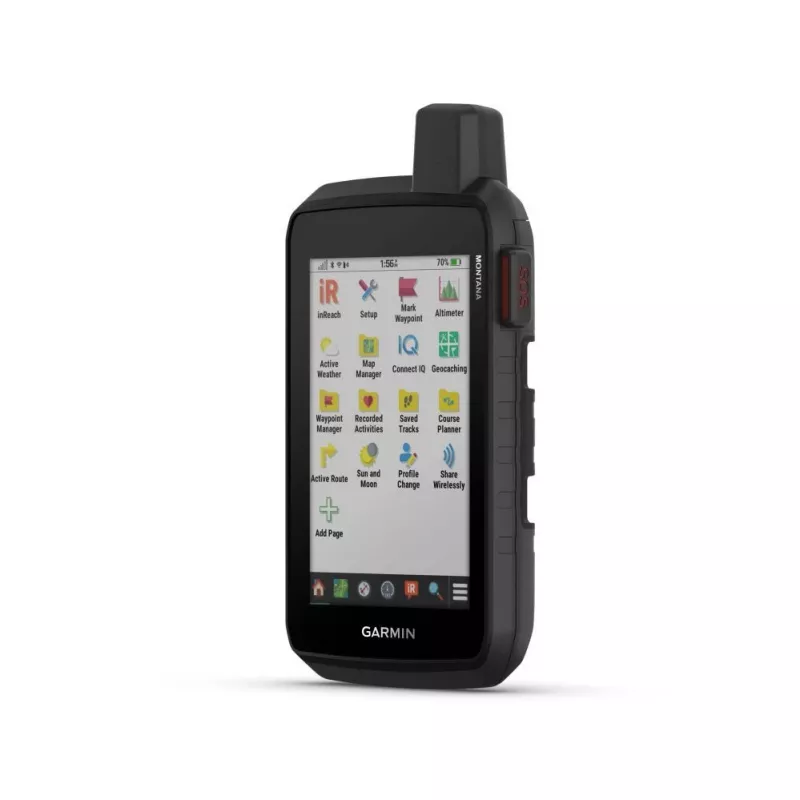 Garmin Montana 710i GPS de mano robusto con pantalla táctil y tecnología inReach