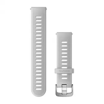 Garmin Correa de silicona Quick Release para Venu, Forerunner 645, 245, 55 – Blanco