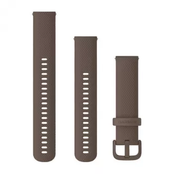 Garmin QuickFit 20 mm Correa de silicona en Marrón cacao