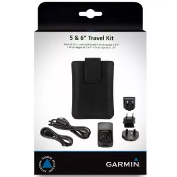 Garmin Travel Kit para inReach Mini 2 – clip de mosquetón, soporte Spine, cordón, cable USB-C