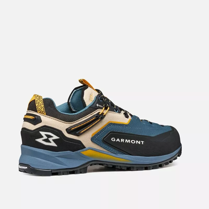 Zapatos de aproximación Garmont Akron GTX hombre Fin Blue/Citrus Orange talla 44.5