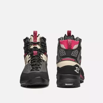 Garmont Akron Mid GTX Zapatillas de trekking para mujer Gris/Rosa frambuesa Talla 39