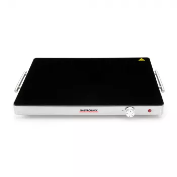 Gastroback 42491 Design Placa térmica - 200 W, acero inoxidable y cristal, 120 °C