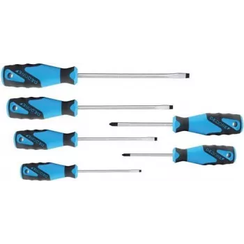 GEDORE Taller Set de 6 destornilladores planos y Phillips Pozidriv 1482300