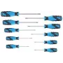 GEDORE Set de destornilladores Torx de taller, 10 piezas, TX6-TX40, mango de 2 componentes, DIN ISO 8764 1482335