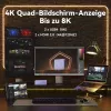 GEEKOM AX8 MAX Mini PC, Intel Core i7-12650H, 16GB DDR5, 512GB SSD, Windows 11 Pro, plata