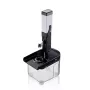 GEFU CORER deshuesador de ciruelas con varilla de acero inoxidable, deshuesador manual de frutas para ciruelas, mirabeles y ciruelas claudias, mango ergonómico, apto para lavavajillas, blanco/gris