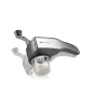 GEFU PECORINO Rallador manual y espiralizador, 3 tambores de rallado, 2 accesorios para espiralizar, negro/plateado, base con ventosa