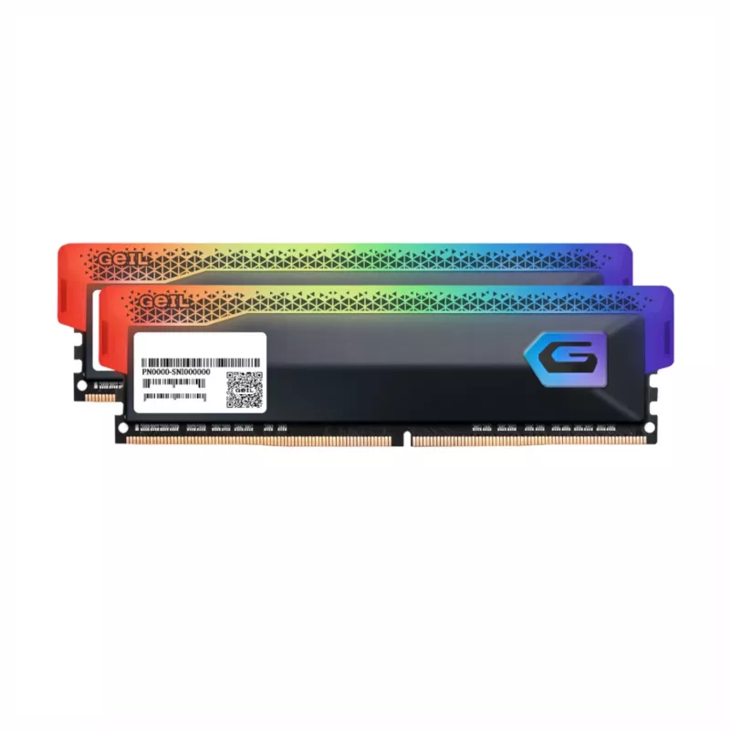 GeIL Orion 32GB Kit (2x16GB) 6000MHz RGB DDR5 RAM - gris
