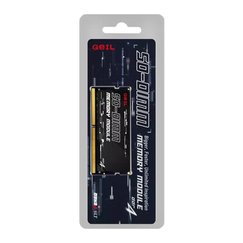 Memoria RAM para portátil GeIL Pristine 8GB DDR4 3200MHz SODIMM, PC4-25600, CL22, 1,2V