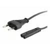 GEMBIRD Cablexpert PC-184-VDE Cable de alimentación, C7, certificado VDE, Negro, 1,8 m