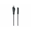GEMBIRD Cablexpert PC-184-VDE Cable de alimentación, C7, certificado VDE, Negro, 1,8 m