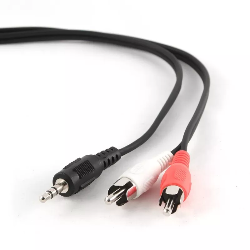 Gembird CCA-458-5M Cable de audio 3,5mm jack a 2x RCA macho-macho 5m