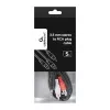 Gembird CCA-458-5M Cable de audio 3,5mm jack a 2x RCA macho-macho 5m