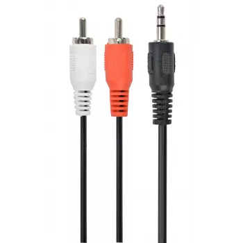 Gembird CCA-458-5M Cable de audio 3,5mm jack a 2x RCA macho-macho 5m