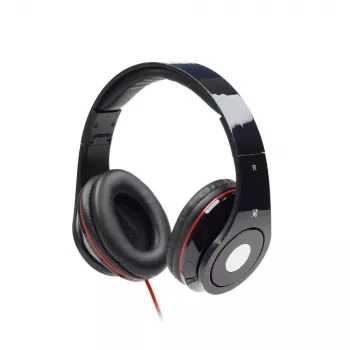 Auriculares over-ear con cable y micrófono de diadema Gembird Detroit, negros