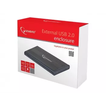 Gembird EE2-U2S-5 Carcasa externa USB 2.0 para HDD/SSD SATA de 2,5