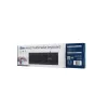 Gembird KB-MCH-06-CYRL teclado multimedia delgado con cable con adaptador Type-C, distribución cirílica, negro
