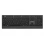 Gembird KB-MCH-06-CYRL teclado multimedia delgado con cable con adaptador Type-C, distribución cirílica, negro