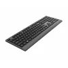 Gembird KB-MCH-06 Teclado multimedia slim con cable con adaptador Type-C, distribución US, negro