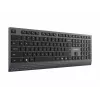 Gembird KB-MCH-06 Teclado multimedia slim con cable con adaptador Type-C, distribución US, negro