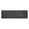 Teclado inalámbrico fino de doble modo Gembird KB-WPS-03-CYRL (2.4G + BT), distribución rusa/cirílica, negro