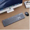 GEMBIRD KBS-WCH-04-RU Conjunto inalámbrico de teclado y ratón, distribución rusa, negro