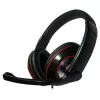 Gembird MHS-001 Auriculares estéreo con control de volumen, con cable, over-ear, Negros
