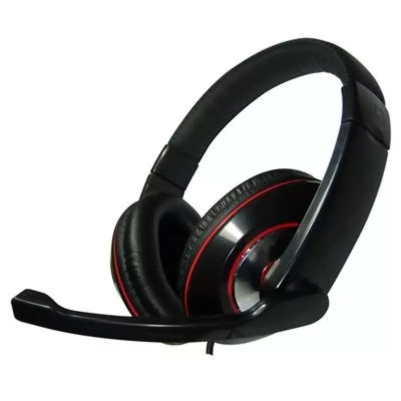 Gembird MHS-001 Auriculares estéreo con control de volumen, con cable, over-ear, Negros