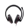 Gembird MHS-001 Auriculares estéreo con control de volumen, con cable, over-ear, Negros