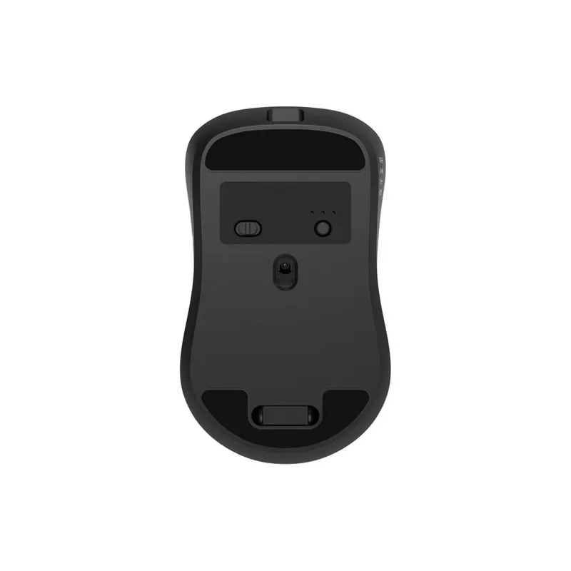 Gembird MUSW2-7B-01 Ratón inalámbrico de doble modo (2.4G + Bluetooth), 1600 DPI, 7 botones, negro