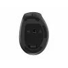 Gembird MUSW3-9B-01 ratón ergonómico inalámbrico triple modo (2,4 GHz + Bluetooth + USB-C), 2400 DPI, 9 botones, negro