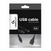 Gembird Cable USB 2.0 Micro-USB AM-MBM5P 0,3m Negro