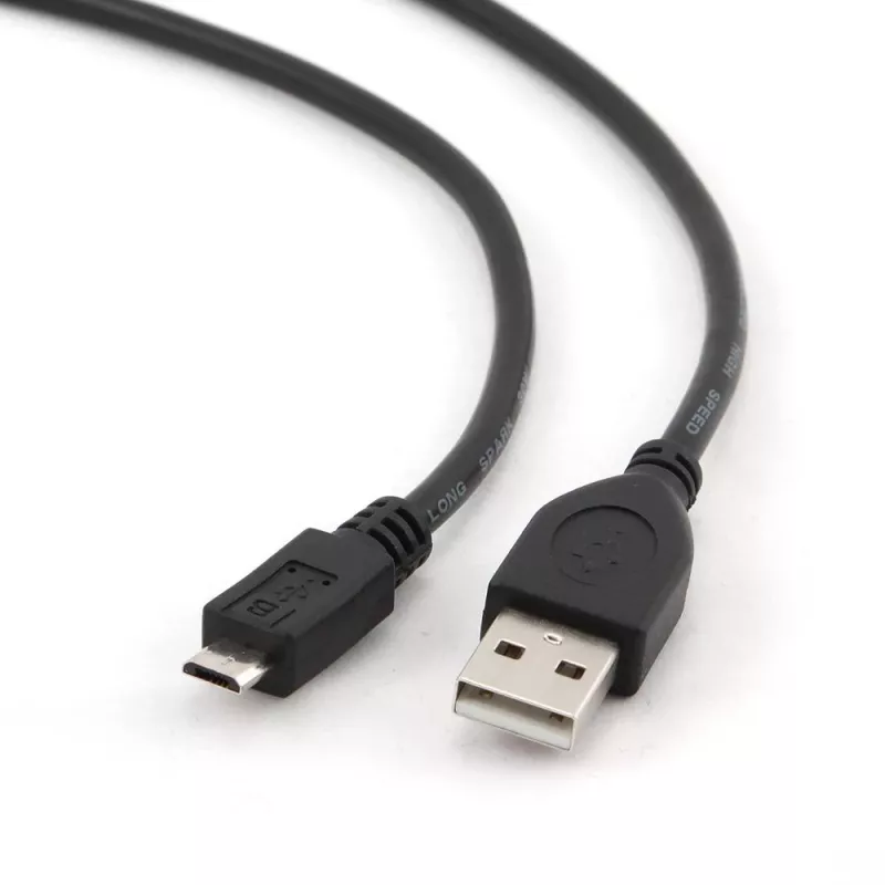 Gembird Cable USB 2.0 Micro-USB AM-MBM5P 0,3m Negro