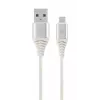 GEMBIRD Cable USB 2.0 a Micro-USB 1 m Negro/Blanco