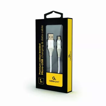 GEMBIRD Cable USB 2.0 a Micro-USB 1 m Negro/Blanco