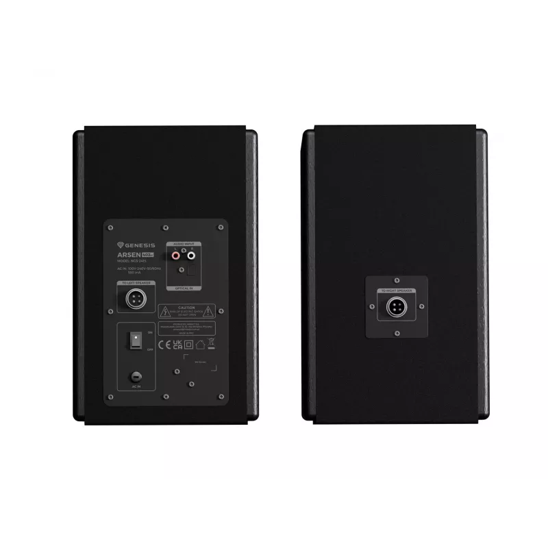 Altavoces de sobremesa Genesis Arsen 402BT NGS-2415, 2.0, 60 W, Bluetooth 5.3, negro