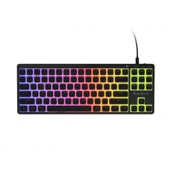 Teclado gaming mecánico GENESIS Thor 430 TKL con iluminación RGB distribución US negro