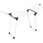 Genio 157185 27m Tendal plegable de 3 niveles con ruedas, blanco/azul