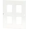 GETFORT panel de parcheo de 12 puertos Cat.5e UTP de 10 inch, RJ45, 1U, negro