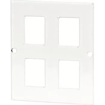 GETFORT panel de parcheo de 12 puertos Cat.5e UTP de 10 inch, RJ45, 1U, negro