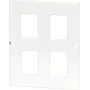 GETFORT panel de parcheo de 12 puertos Cat.5e UTP de 10 inch, RJ45, 1U, negro