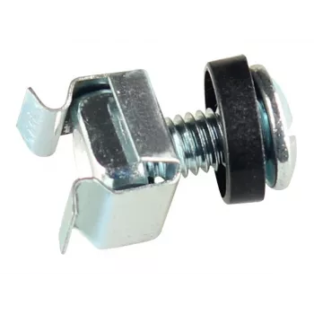 GETFORT set de montaje en rack de 20 piezas con tornillos M6, tuercas jaula y arandelas